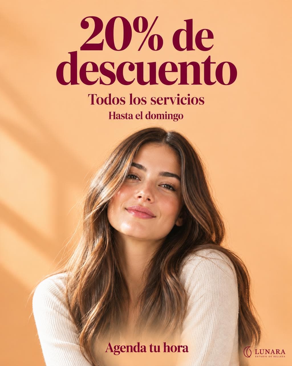 Imagen generada por IA para el post de Instagram de la peluquería